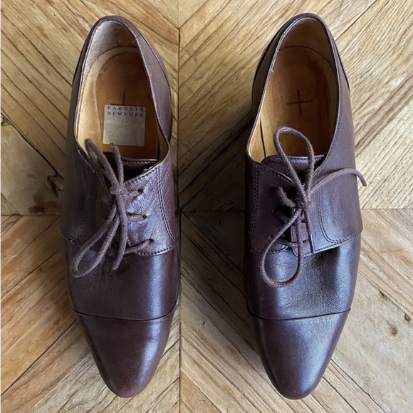 Thakoon Addition Platform Oxford Shoes | Brown Leather | Barneys Exclusive - Picture 2 of 6